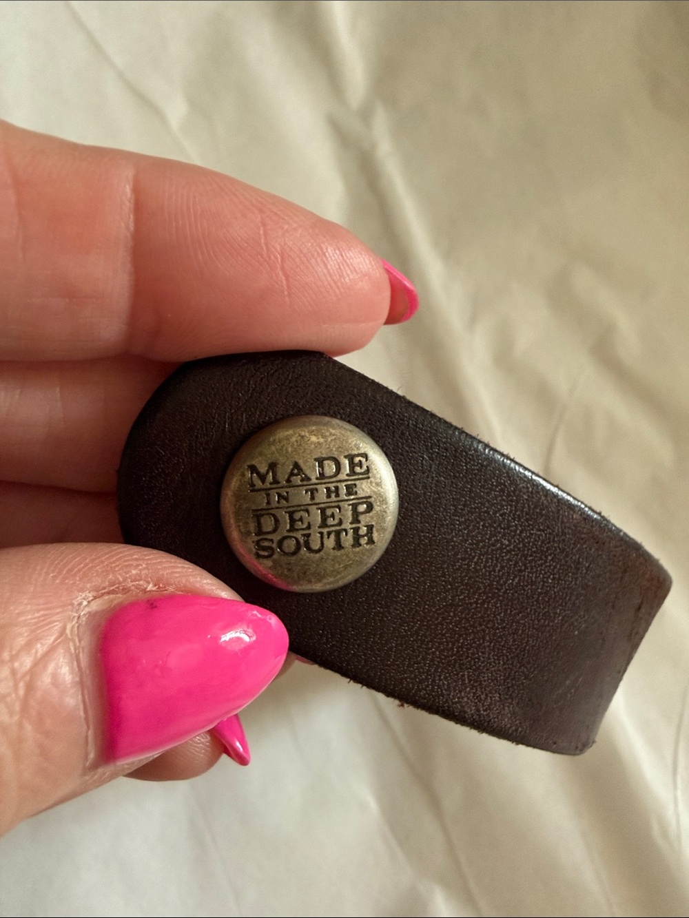 Deep South Leather Bracelet - Picture 5 of 11